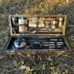 Set Cadou Personalizat pentru Bărbați, Grătar & Picnic Premium, 27 Piese, 6 Persoane - imagine 2