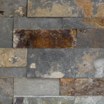Piatra naturala Slate Rust 20x55cm, Interior/Exterior