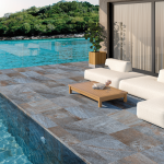 Placa Portelanata Amazonia Blue, Rectificata, 32x89cm, Interior/Exterior - imagine 2
