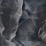 Placa Portelanata Ocean Onice Black, Rectificata, 60x120cm, Interior/Exterior