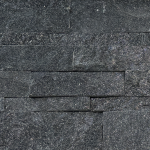 Piatra naturala Quartzite Black, 15x60cm, Interior/Exterior