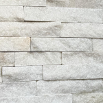 Piatra naturala Quartzike Pure White, 15x60cm, Interior/Exterior