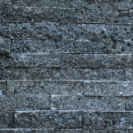 Piatra naturala Quartzite Black, 15x60cm, Interior/Exterior