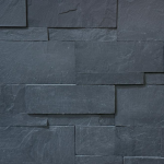 Piatra naturala Slate Black,15x60cm, Interior/Exterior