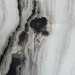 Placa Portelanata White Panda, Rectificata, 60x120cm, Interior/Exterior